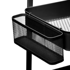 Desserte Métal Noir Roulettes 52 Cm 5five -ATMOSPHERA Soldes desserte metal noir roulettes 52 cm 5five 2