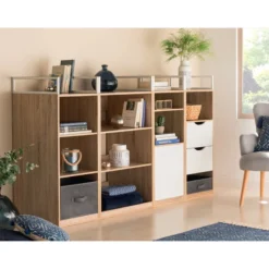 Dressing Module L40 3 étagères Orso -ATMOSPHERA Soldes dressing module l40 3 etageres orso 2