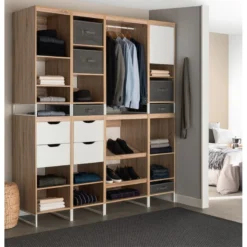 Dressing Module L40 3 étagères Orso -ATMOSPHERA Soldes dressing module l40 3 etageres orso 3