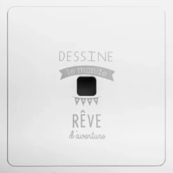 Ensemble Table + 2 Tabourets Enfant Blanc Gris Dream Atmosphera -ATMOSPHERA Soldes ensemble table tabourets enfant blanc gris dream atmosphera 5