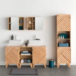 Etagère De Salle De Bain 1 Tablette Bath'n Modul 5Five -ATMOSPHERA Soldes etagere de salle de bain 1 tablette bath n modul 5five 6