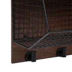 Etagère Murale Métal Et Bois Darrel Atmosphera -ATMOSPHERA Soldes etagere murale metal et bois darrel atmosphera 2