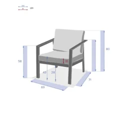 Fauteuil 1 Place Pavane Graphite Hespéride 11 Fauteuil 1 Place Pavane Graphite Hespéride -ATMOSPHERA Soldes fauteuil 1 place pavane graphite hesperide 5