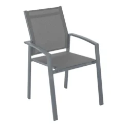 Fauteuil Axiome Hespéride Gris Silex Quartz