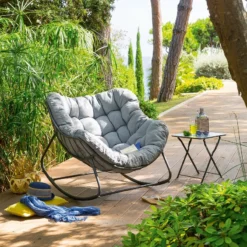 Fauteuil Bascule Extérieur Paopao Hespéride -ATMOSPHERA Soldes fauteuil bascule exterieur paopao hesperide 2