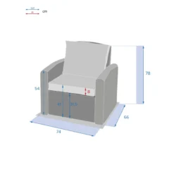 Fauteuil De Jardin Polynésia Naturae Hespéride -ATMOSPHERA Soldes fauteuil de jardin polynesia naturae hesperide 2