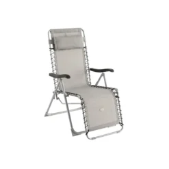 Fauteuil Détente D'extérieur Hespéride Silos Gris Galet -ATMOSPHERA Soldes fauteuil detente d exterieur hesperide silos gris galet 2
