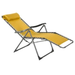 Fauteuil Détente D'extérieur Hespéride Silos Jaune Moutarde -ATMOSPHERA Soldes fauteuil detente d exterieur hesperide silos jaune moutarde 1 2