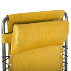 Fauteuil Détente D'extérieur Hespéride Silos Jaune Moutarde -ATMOSPHERA Soldes fauteuil detente d exterieur hesperide silos jaune moutarde 1 4