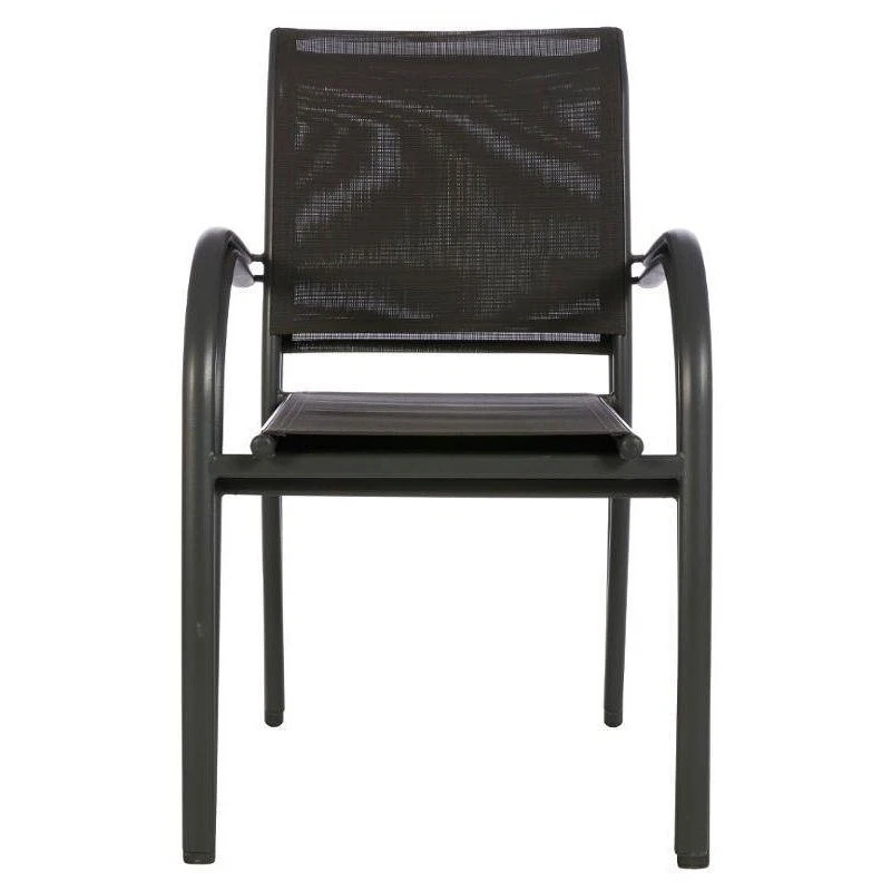 Fauteuil Empilable Piazza Hespéride Anthracite/graphite 5 Fauteuil Empilable Piazza Hespéride Anthracite/graphite – Image 5