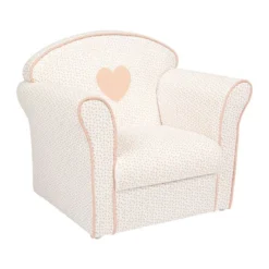 Fauteuil Enfant Cœur Rose Ostaria