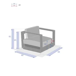 Fauteuil Extérieur 1 Place Allure Hespéride -ATMOSPHERA Soldes fauteuil exterieur 1 place allure hesperide 2