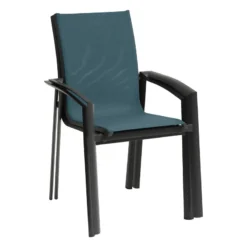 Fauteuil Extérieur Axant Bleu Canard/graphite Hespéride -ATMOSPHERA Soldes fauteuil exterieur axant bleu canard graphite hesperide 2