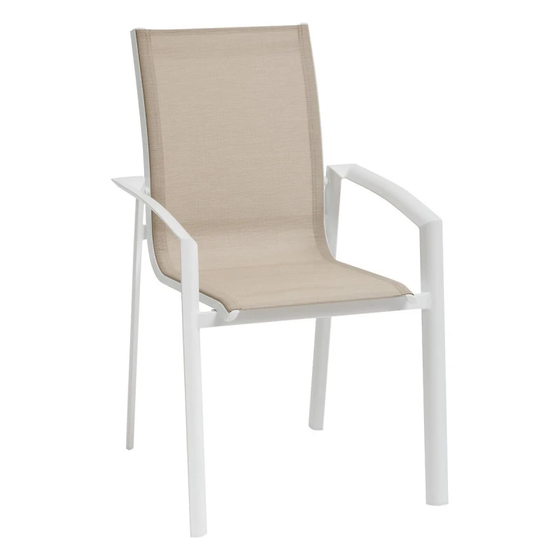 Fauteuil Extérieur Axant Lin/blanc Hespéride 1 Fauteuil Extérieur Axant Lin/blanc Hespéride