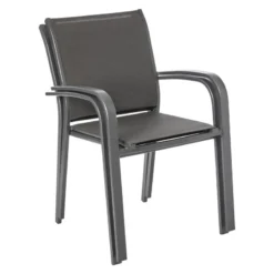 Fauteuil Extérieur Essentia Anthracite/graphite Hespéride -ATMOSPHERA Soldes fauteuil exterieur essentia anthracite graphite hesperide 3