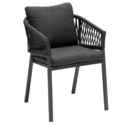 Fauteuil Oriengo Mailles Anthracite/graphite Hespéride