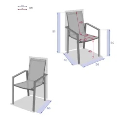 Fauteuil Pavane Hespéride Anthracite/graphite -ATMOSPHERA Soldes fauteuil pavane hesperide anthracitegraphite 3