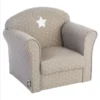 ATMOSPHERA Fauteuil Pour Enfant Taupe Décor étoiles