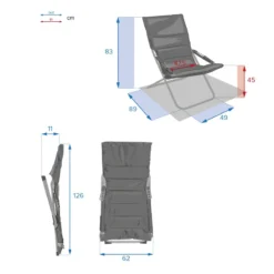 Fauteuil Relax Milos Ardoise Hespéride -ATMOSPHERA Soldes fauteuil relax milos ardoise hesperide 1 3