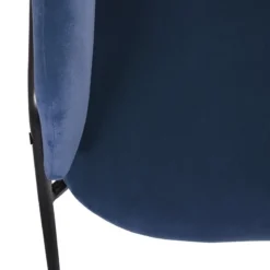 Fauteuil Velours Bleu Siron Atmosphera -ATMOSPHERA Soldes fauteuil velours bleu atmosphera 2