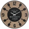Horloge D57 Bistrot En Bois Lais Atmosphera