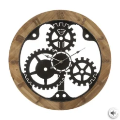 Horloge D58 Mécanisme Bois Et Métal Atmosphera