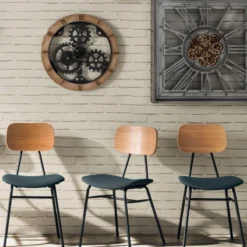 Horloge D58 Mécanisme Bois Et Métal Atmosphera -ATMOSPHERA Soldes horloge d58 mecanisme bois et metal atmosphera 1 3