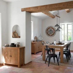 Horloge D90 Rouages Métal Et Sapin Lana Atmosphera -ATMOSPHERA Soldes horloge d90 rouages metal et sapin lana atmosphera 3