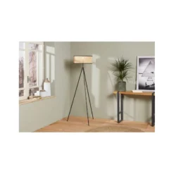 Lampadaire Trépied Yuca Abat-jour Cannage Ostaria -ATMOSPHERA Soldes lampadaire trepied yuka abat jour cannage ostaria 5
