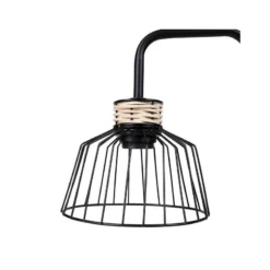 Lampe à Poser Filaire Métal Et Rotin Lady Ostaria -ATMOSPHERA Soldes lampe a poser filaire metal et rotin lady ostaria 2