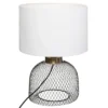 Lampe Grille Emie Noir Et Blanc Atmosphera