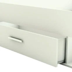 Demeyere Lit 140x190 Cm Pocket Blanc -ATMOSPHERA Soldes lit 2 places polly blanc 7