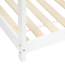 Lit Cabane Enfant Pin Blanc 90x190 Atmosphera -ATMOSPHERA Soldes lit cabane enfant pin blanc 90x190 atmosphera 1 3