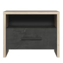 Demeyere Chevet Kansas 1 Tiroir 1 Niche -ATMOSPHERA Soldes lit colorado 2 personnes 160x200 cm 4