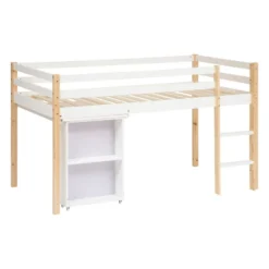 Lit Combi Bureau Enfant Pin Blanc Atmosphera -ATMOSPHERA Soldes lit combi bureau enfant pin blanc atmosphera 2
