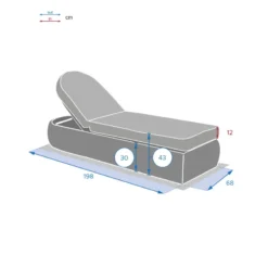 Lit Piscine Moorea Terre Ombre Hespéride 15 Lit Piscine Moorea Terre Ombre Hespéride -ATMOSPHERA Soldes lit piscine moorea terre ombre hesperide 7