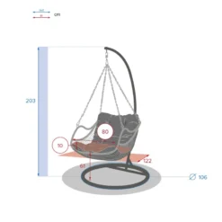 Loveuse Suspendue Hespéride Gibraltar Naturel 11 Loveuse Suspendue Hespéride Gibraltar Naturel -ATMOSPHERA Soldes loveuse suspendue hesperide gibraltar naturel 5
