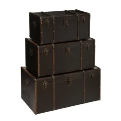 Malles Vintage British Flower - Lot De 3 - Atmosphera