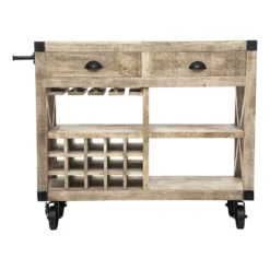 Meuble Bar 2 Tiroirs Sur Roues Silas Atmosphera 12 Meuble Bar 2 Tiroirs Sur Roues Silas Atmosphera -ATMOSPHERA Soldes meuble bar 2 tiroirs sur roues silas atmosphera 3