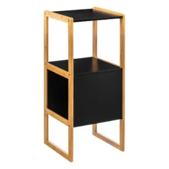 Meuble Bas 1 Porte Noir Natureo 5Five