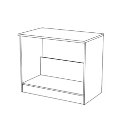 Demeyere Meuble Bas Blanc Sous évier 100 Cm Mammy -ATMOSPHERA Soldes meuble bas blanc sous evier 100 cm mammy 2