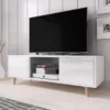 Meuble TV 2 Portes Sweden Blanc