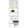 Meuble WC Miami 1 Tablette Blanc