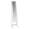 Miroir Armoire à Bijoux 145cm Blanc Atmosphera