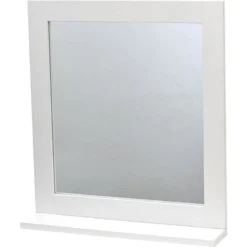 Miroir Avec Tablette Blanc Miami