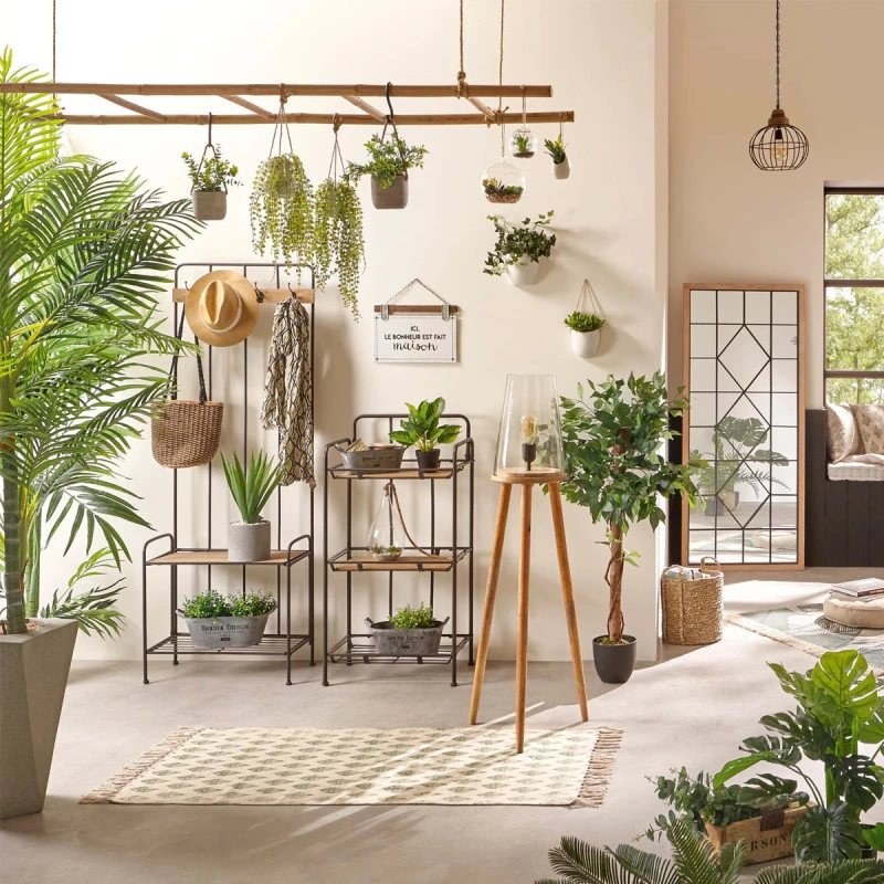 Miroir Bois Et Métal 71x165 Atmosphera 3 Miroir Bois Et Métal 71x165 Atmosphera – Image 3