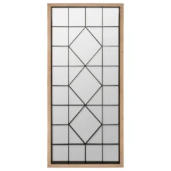 Miroir Bois Et Métal 71x165 Atmosphera