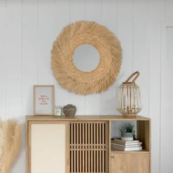 Miroir Rond 80 Cm En Roseau Ael Atmosphera -ATMOSPHERA Soldes miroir rond 80 cm en roseau ael atmosphera 2
