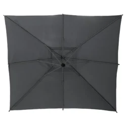 Parasol Décentré Carré Manoa Ardoise Hespéride -ATMOSPHERA Soldes parasol decentre carre manoa ardoise hesperide 1 4