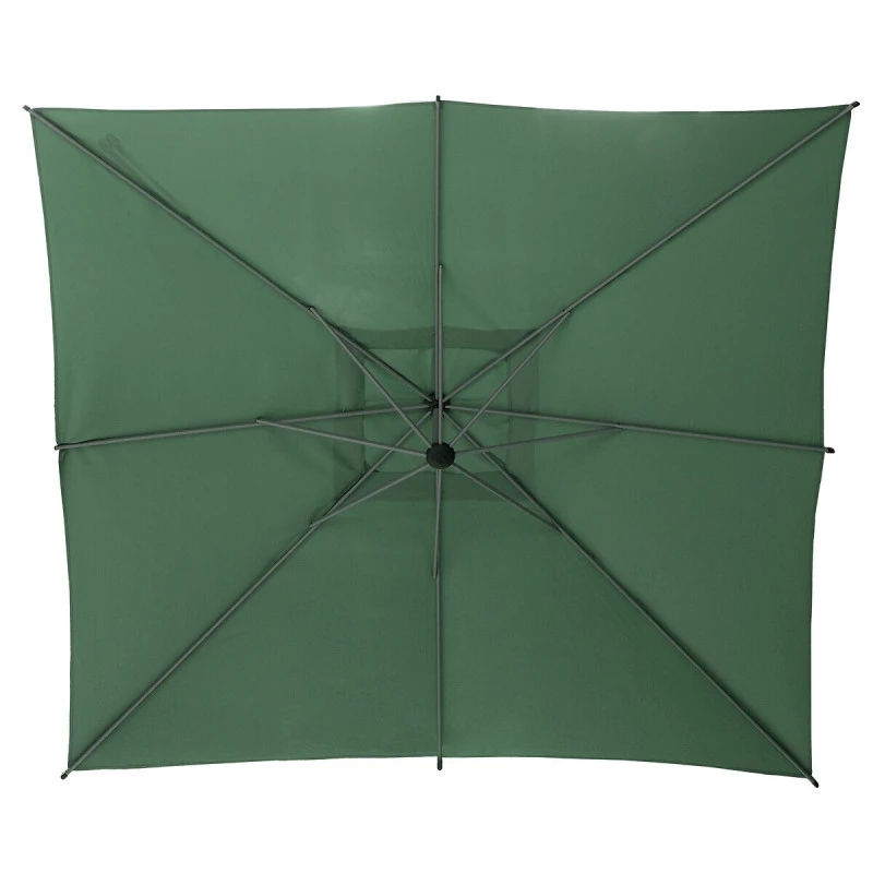 Parasol Décentré Carré Manoa Vert Olive Hespéride 3 Parasol Décentré Carré Manoa Vert Olive Hespéride – Image 3